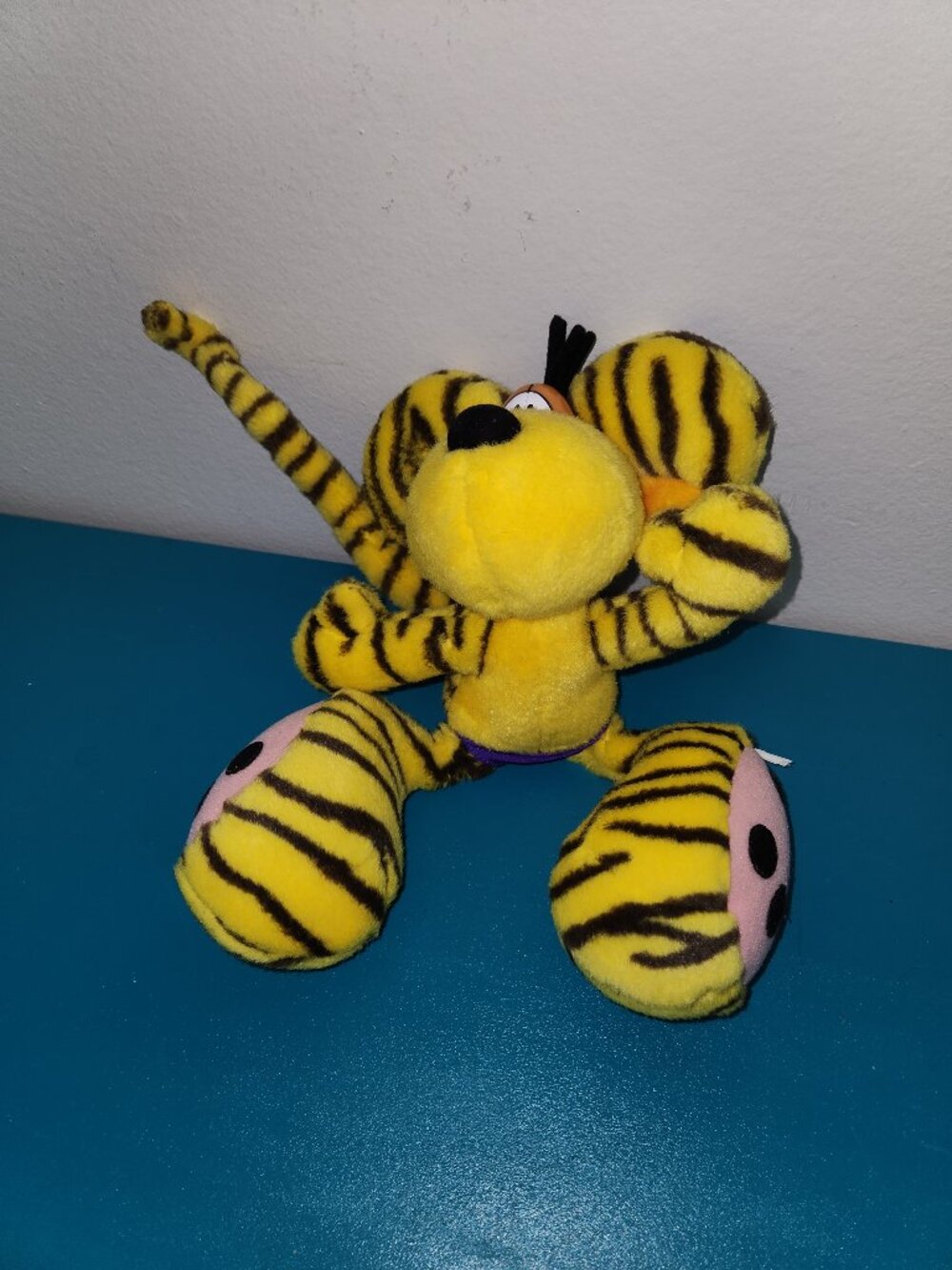 Vintage Diddl Tiger Mouse Plush Toy Germany Collectible Stuffed Animal